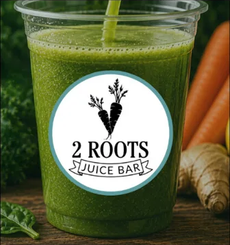 2 Roots Juice Bar logo